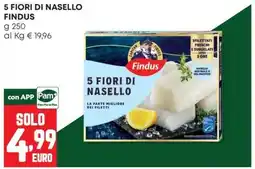 Panorama 5 Fiori di Nasello Findus offerta