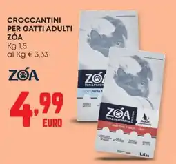 Panorama Crocchettini per gatti adulti ZóA offerta