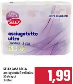 Emisfero Selex casa bella asciugatutto 3 veli ultra offerta