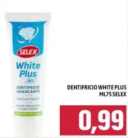 Emisfero Dentifricio White Plus Selex offerta