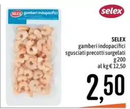 Emisfero SELEX gamberi indopacifici offerta