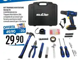 Emisfero Kit trapano avvitatore S.difer offerta