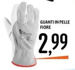 Emisfero Guanti in pelle Fiore offerta