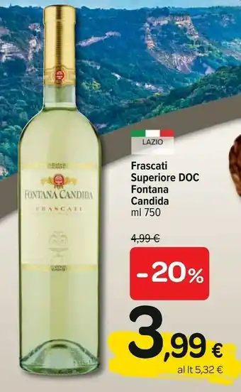 Candida frascati superiore doc fontana