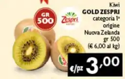 Spak Supermercati Kiwi GOLD ZESPRI offerta