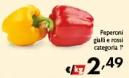 Spak Supermercati Peperoni gialli e rossi categoria 1ª offerta