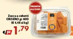 Spak Supermercati Zucca a cubetti Orsero offerta