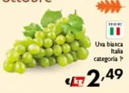 Spak Supermercati Uva bianca Italia categoria 1ª offerta
