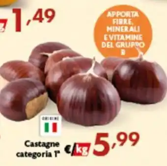Castagne categoria 1ª