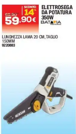 Bricofer Elettrosegà da potatura Batavia offerta