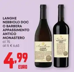 Panorama Antico Monastero Langhe Nebbiolo offerta