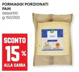 Panorama Formaggi porzionati Pam assortiti offerta