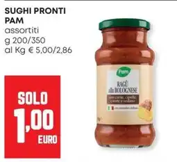 Panorama Ragù alla Bolognese Pam offerta