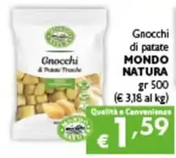 Spak Supermercati Gnocchi di patate Mondo Natura offerta