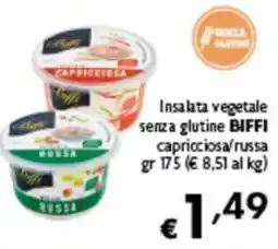 Spak Supermercati Insalata vegetale senza glutine BIFFI offerta