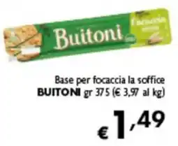 Spak Supermercati Base per focaccia la soffice Buitoni offerta