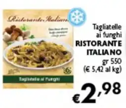 Spak Supermercati Tagliatelle ai funghi Ristorante Italiano offerta