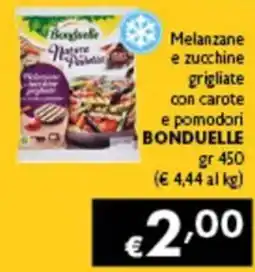 Spak Supermercati Melanzane e zucchine grigliate con carote e pomodori Bonduelle offerta