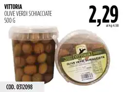 Carico Cash & Carry Vittoria olive verdi schiacciate offerta