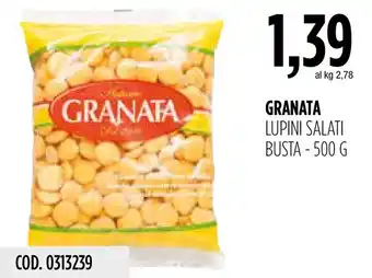 Granata lupini salati