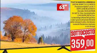 TV 65" LG NANOCCELL