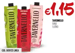 Carico Cash & Carry Tavernello vino offerta