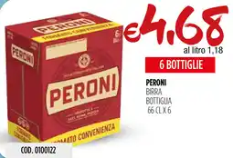 Carico Cash & Carry Peroni birra offerta