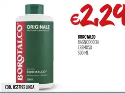 Carico Cash & Carry Borotalco bagno doccia cremoso offerta