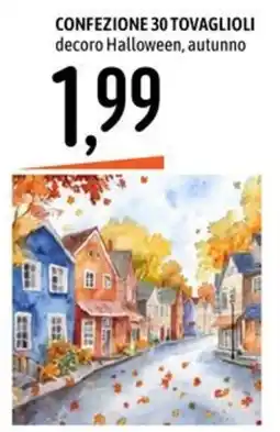 Emisfero Tovaglioli decoro Halloween, autunno offerta