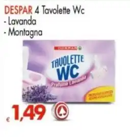Despar Despar Tavolette Wc offerta