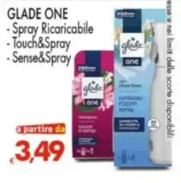 Despar Glade One Spray Ricaricabile offerta