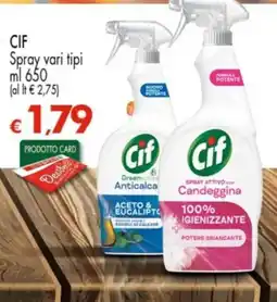 Despar Cif Spray vari tipi offerta