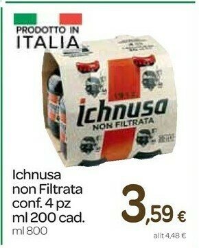 Carrefour Express Ichnusa non filtrata offerta