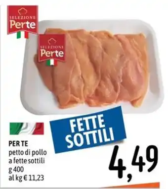 Selezione Perte petto di pollo