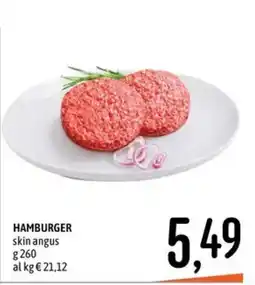 Emisfero Hamburger skin angus offerta