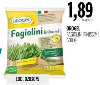 Orogel fagiolini finissimi