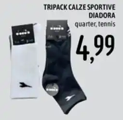 Emisfero Tripack calze sportive Diadora offerta