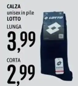 Emisfero Calza unisex in pile Lotto offerta