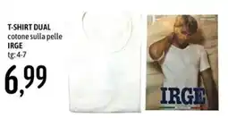 Emisfero Irge T-shirt dual cotone sulla pelle offerta