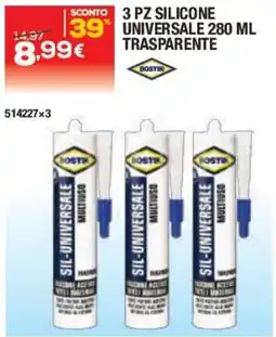 Bricofer Silicone universale Bostik offerta