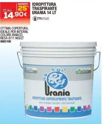 Idropittura traspirante Urania