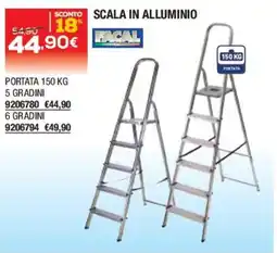 Bricofer Scala in alluminio Facal offerta