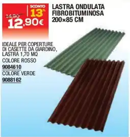 Bricofer Lastra ondulata fibrobituminosa offerta