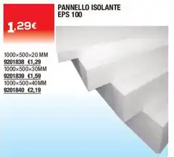 Bricofer Pannello isolante EPS 100 offerta