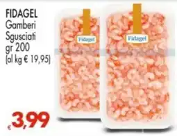 Despar Gamberi Sgusciati Fidagel offerta