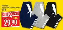 Emisfero Pantalone Uomo in felpa con bande laterali Adidas offerta
