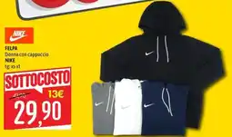 Emisfero FelPA Donna con cappuccio NIKE offerta