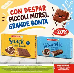 Despar Despar Snack Latte e Cereali offerta