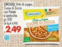Despar Orogel Virtù di zuppa Cuore di Zucca con Patate e Lenticchie offerta
