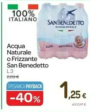 Carrefour Express San benedetto - acqua minerale naturale offerta